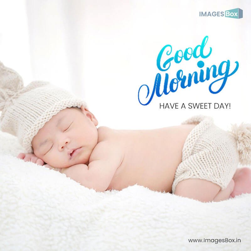 Good morning baby - lovely newborn asian baby sleeping furry cloth 2023
