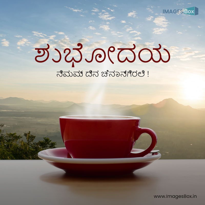 Good morning kannada - Red Cup Tea 2023