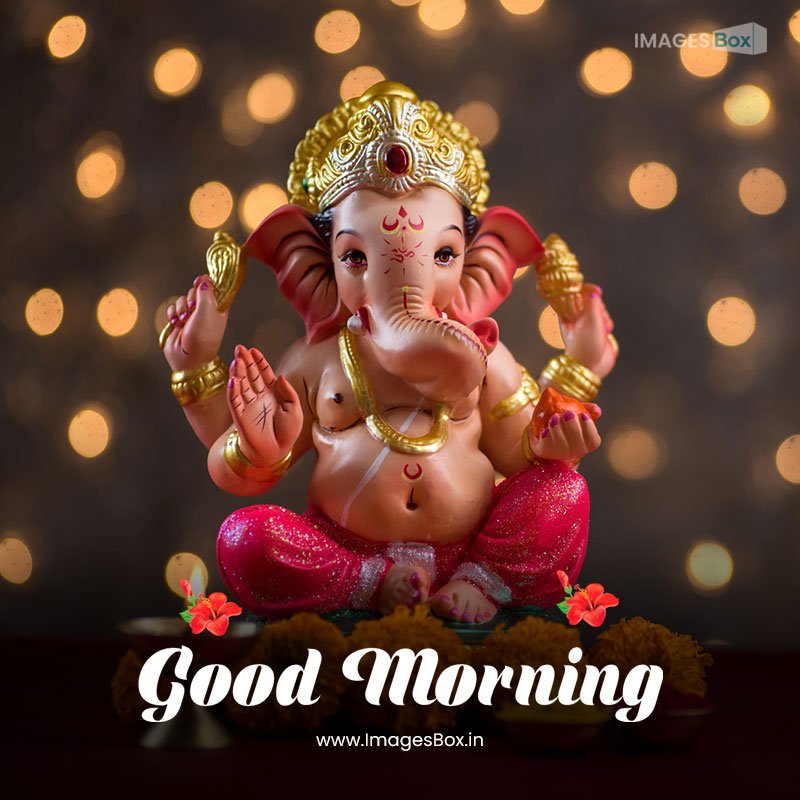 Good morning god-hindu god ganesha ganesha idol 2023