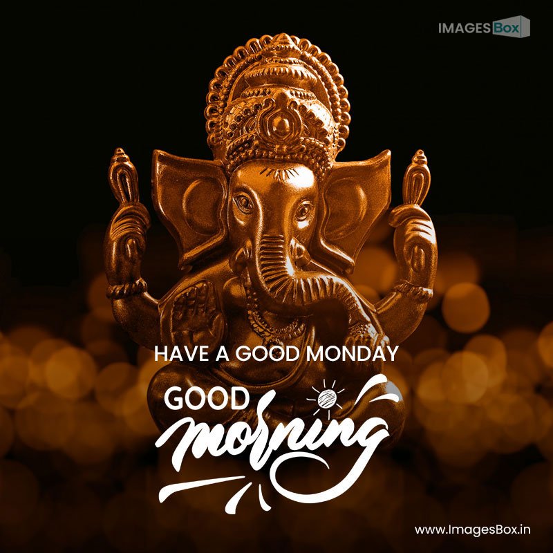 monday god good morning-lord ganesha ganesha festival 2023