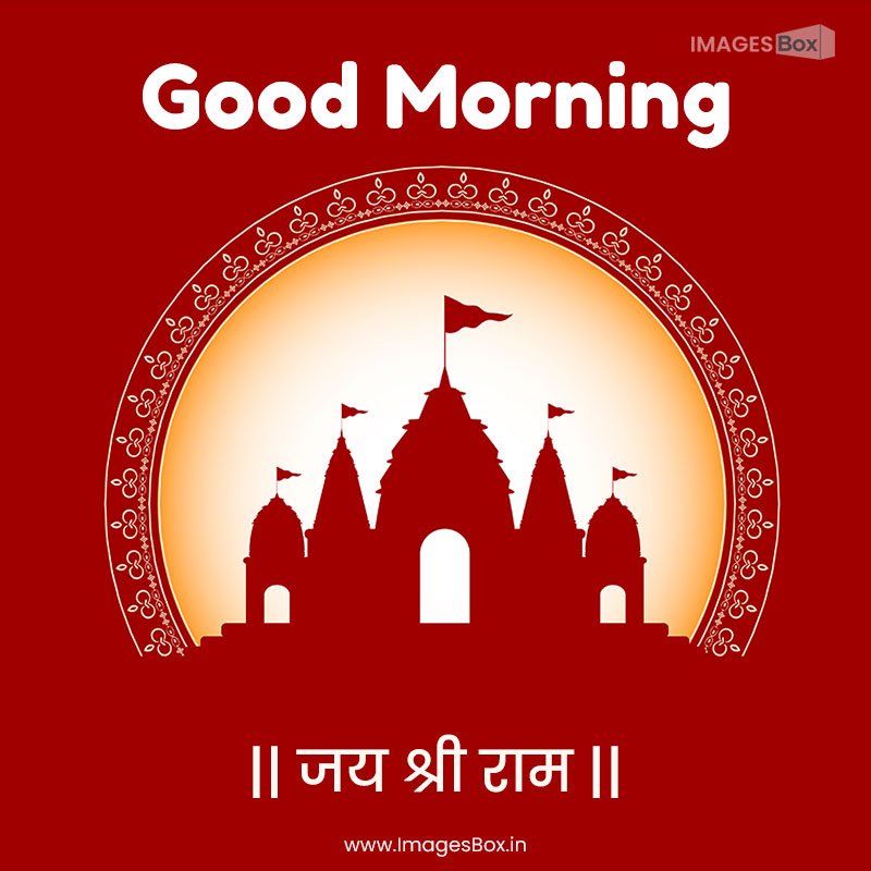 Ram good morning-Aauodha Templa Jay Shri Ram 2023