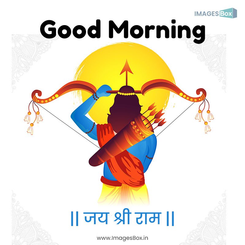Ram good morning-Jay Shri Ram Img 2023