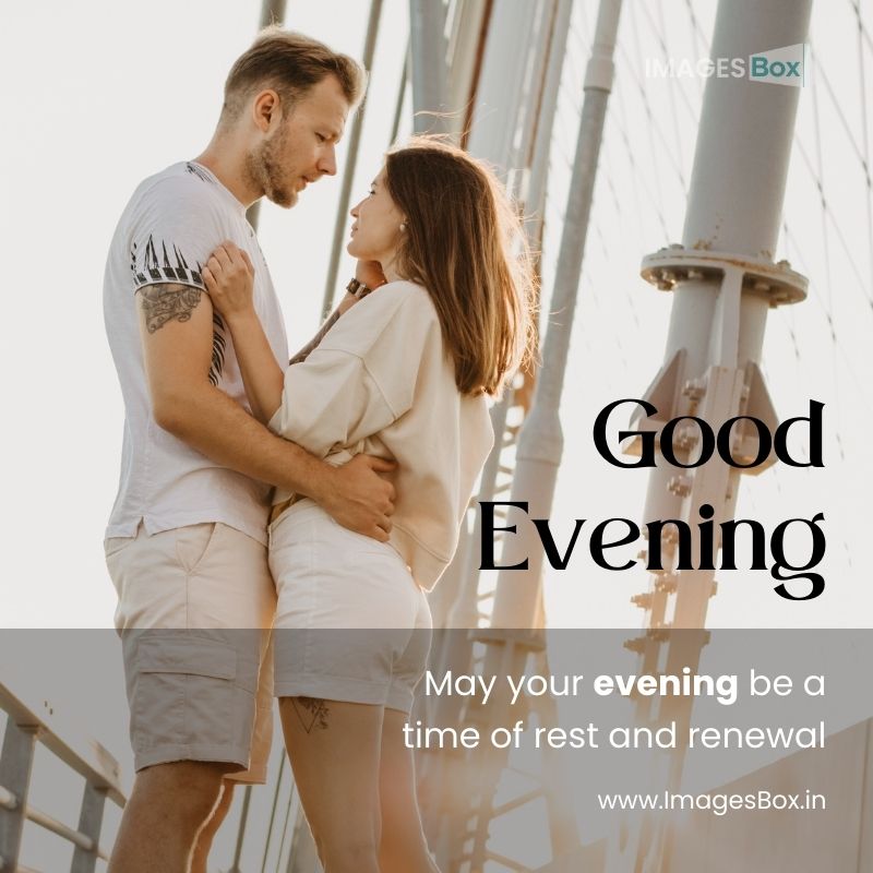 Couple beautiful on ship-cute good evening images