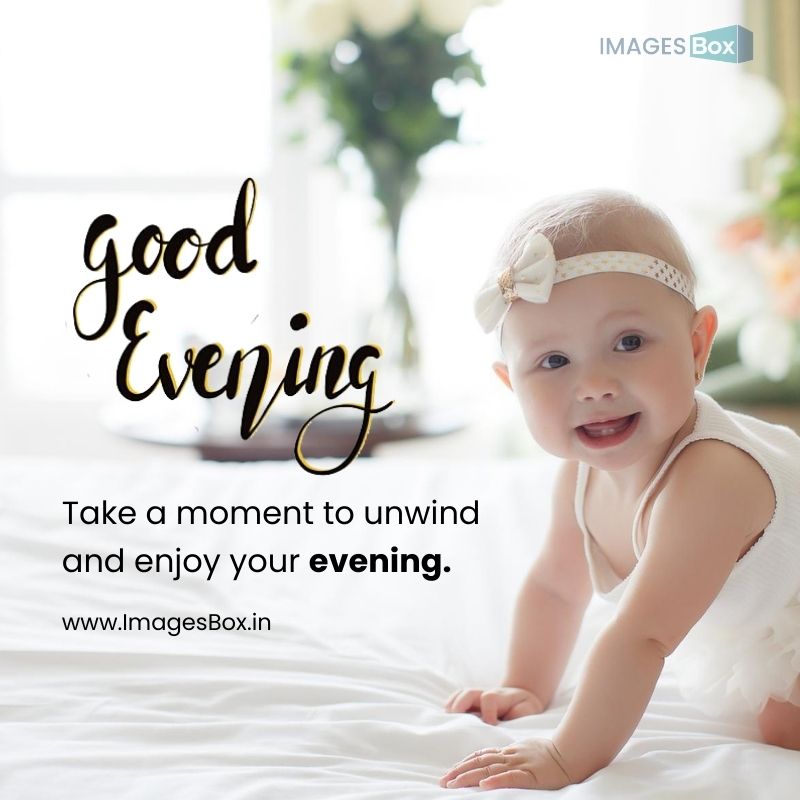 Cute little girl home-good evening baby images