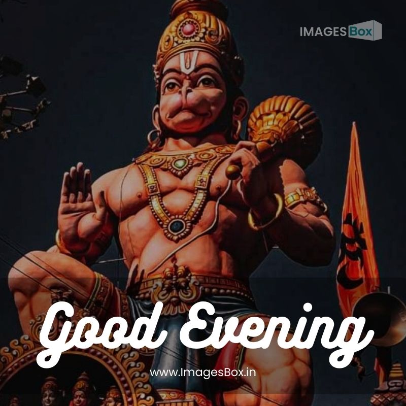 Statue of Lord Hanuman at Dharwad-good evening god image