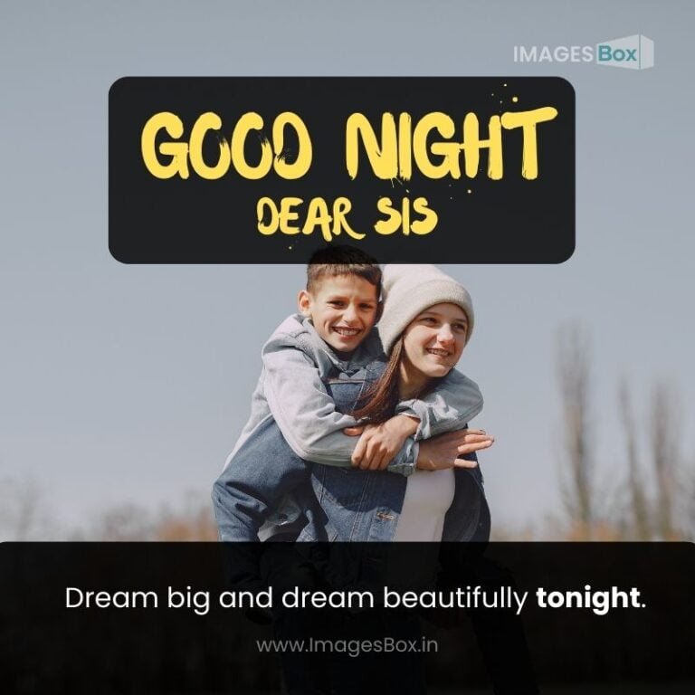 25+ Good Night Sister Images with Quotes (2025)