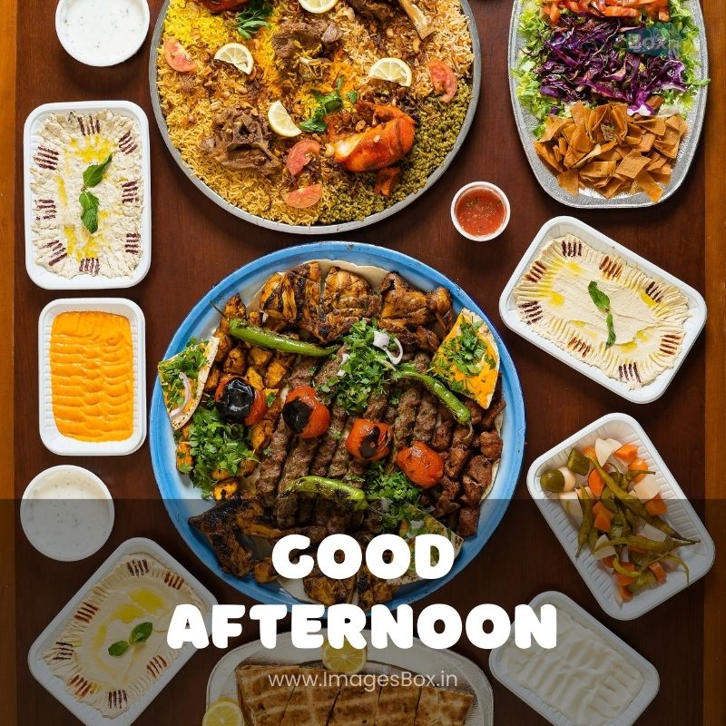 Delicious Food on the Table-good afternoon food images