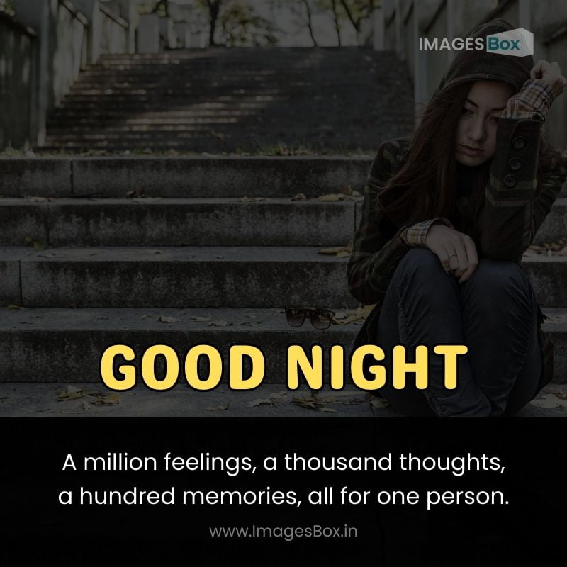 Depressed teenager image with copy space-sad good night image