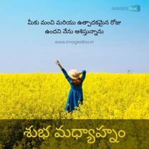 Best 18+ Good Afternoon Images in Telugu & Quotes 2025