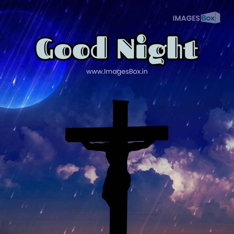 Jesus on the Cross-good night jesus images