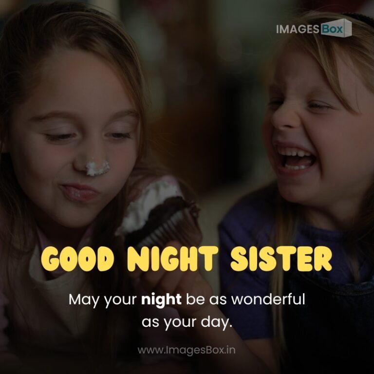 25+ Good Night Sister Images with Quotes (2025)