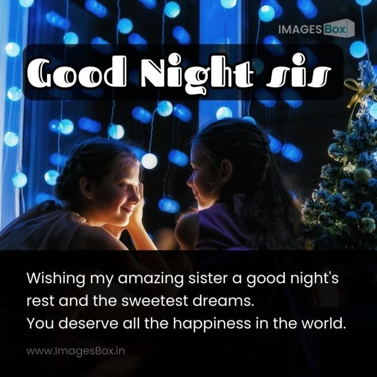 25+ Good Night Sister Images with Quotes (2025)