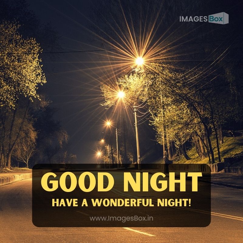 Road light-good night nature images
