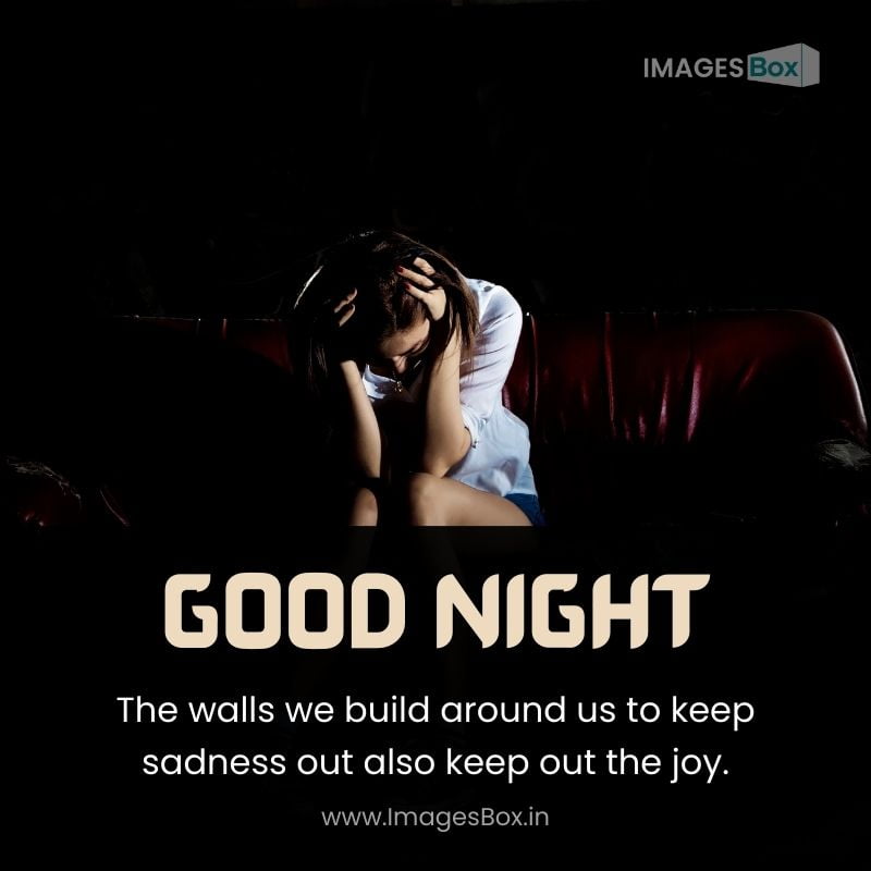 Sad Woman Crying-sad good night image