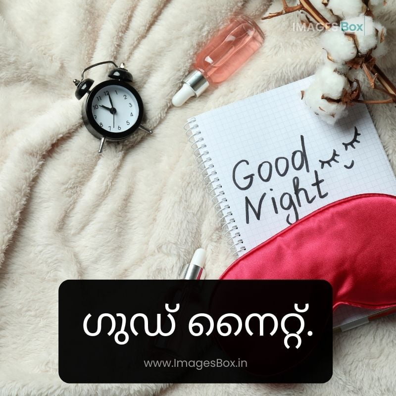 Different Female Sleep-good night images in malayalam