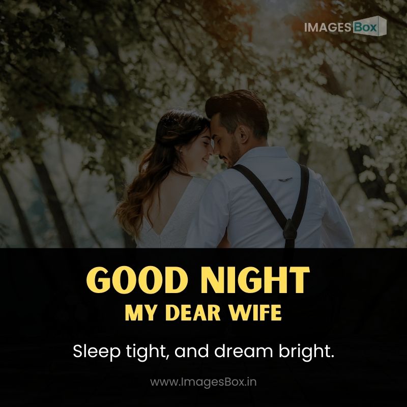Romantic cute couple-good night romantic images for wife