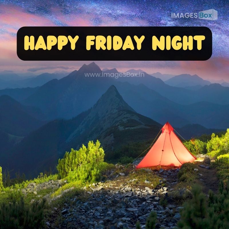 Tent alpine starry night-good night friday images