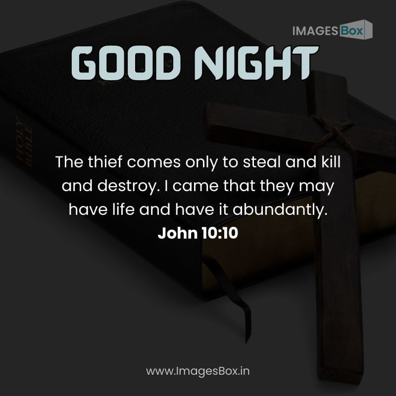 Wooden Cross and Christ Black Bible-good night bible verses images