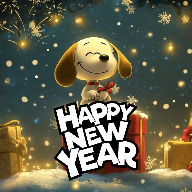 2026 new year gift box-Snoopy New Year