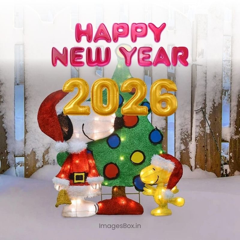2026 peanuts snoopy woodstock-Snoopy New Year