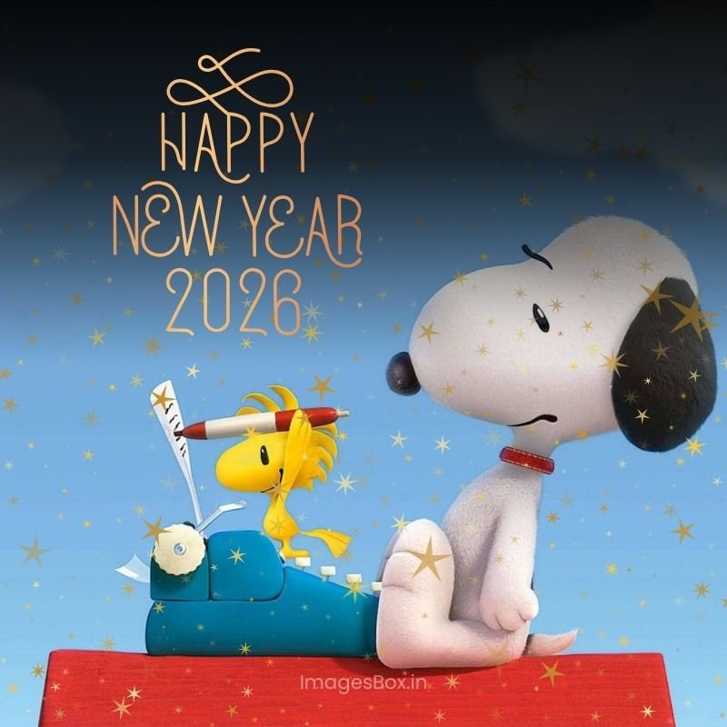 2026 snoopy woodstock imagesbox -Snoopy New Year